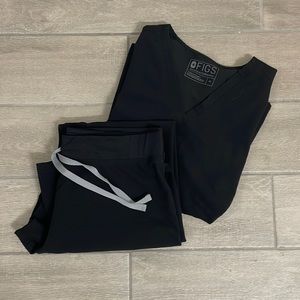 Figs scrub set Medium black